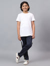 HiFlyers Kids Regular Fit |Cut And Sew Design|Sports Casual Wear| With 2 Side Pockets|Trackpant -Navy