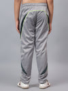HiFlyers Kids Regular Fit |Polyster| Cut And Sew Design|Sports Casual Wear| With 2 Side Pockets|Trackpant -Grey