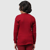 T.T. Boys & Girls |Slim Fit| Cotton Fleece |Full Sleeves|Round Neck|Trendy Winter Wear|Dyed Top Pack Of 3-Red-Blue-Black