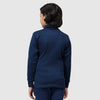 T.T. Boys & Girls |Slim Fit| Cotton Fleece |Full Sleeves|High Neck|Trendy Winter Wear|Dyed Top Pack Of 2-Blue-Red