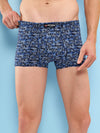 T.T. Men Desire Super Combed Cotton Printed Snug Fit Mini Trunks For Men Pack Of 3 Brown-Navy-Sky Blue