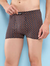 T.T. Men Desire Super Combed Cotton Printed Snug Fit Mini Trunks For Men Pack Of 3 Brown-Navy-Sky Blue