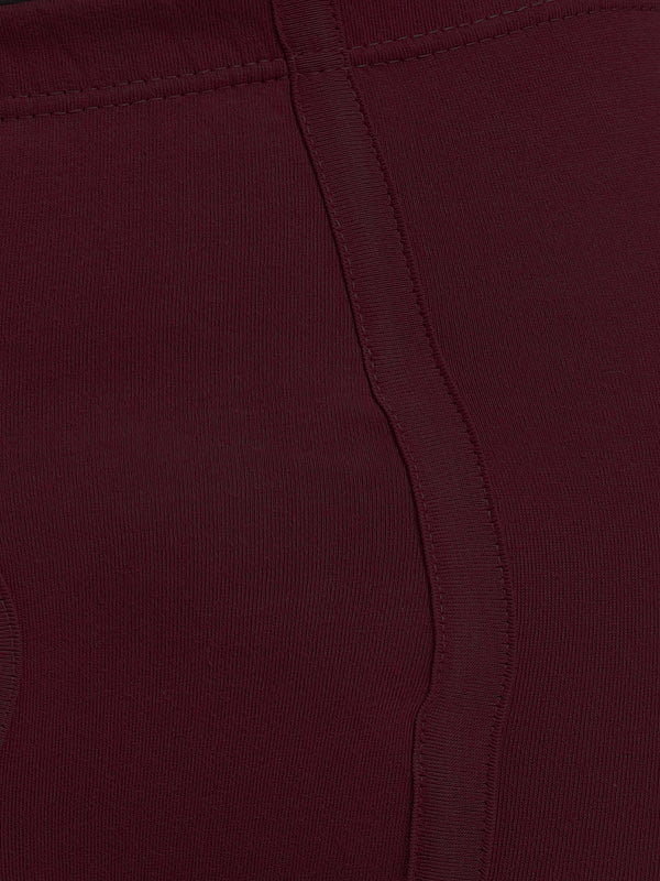 T.T. Boys |Regular Fit|Breathable & Soft Innerwear|Front Open Kids Trunks| Pure Cotton |Jazz Fine Long Inner Elastic Trunks|Boys Trunks Pack Of 3-Black-Maroon-Navy