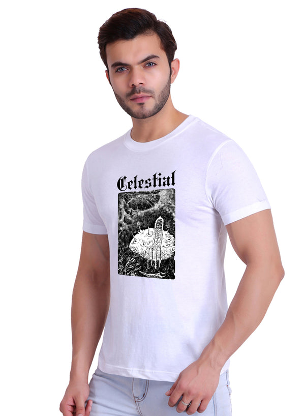 T.T. Men|Printed Tshirts For Men|Eco Friendly Recycled Fabric |Graphics Printed Tees|Round Neck|Half Sleeves|Cotton Blended Tees For Men|Regular Fit|Big Print|Pack Of 3|Olive-White-Black
