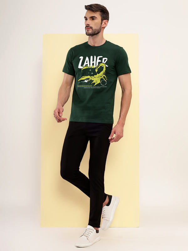 T.T. Men|Printed Tshirts For Men|Eco Friendly Recycled Fabric |Graphics Printed Tees|Round Neck|Half Sleeves|Cotton Blended Tees For Men|Regular Fit|Big Print|Pack Of 3|Navy-Maroon-Olive