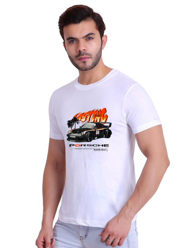 T.T. Men|Printed Tshirts For Men|Eco Friendly Recycled Fabric |Graphics Printed Tees|Round Neck|Half Sleeves|Cotton Blended Tees For Men|Regular Fit|Big Print|Pack Of 2|Maroon-White