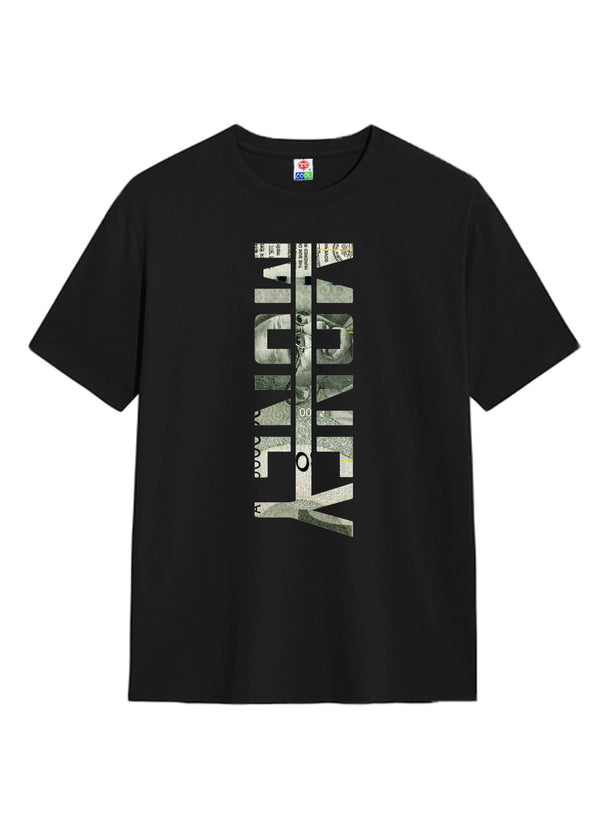 T.T. Men|Printed Tshirts For Men|Eco Friendly Recycled Fabric |Graphics Printed Tees|Round Neck|Half Sleeves|Cotton Blended Tees For Men|Regular Fit|Big Print|Pack Of 2|Black-Maroon