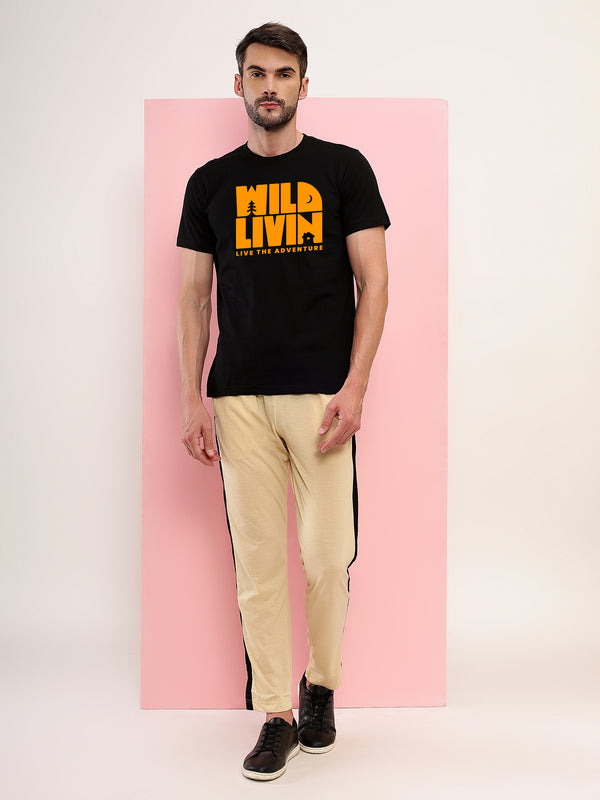 T.T. Men|Printed Tshirts For Men|Eco Friendly Recycled Fabric |Graphics Printed Tees|Round Neck|Half Sleeves|Cotton Blended Tees For Men|Regular Fit|Small Print|Pack Of 3|Navy-Black-Maroon