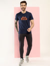 T.T. Men|Printed Tshirts For Men|Eco Friendly Recycled Fabric |Graphics Printed Tees|Round Neck|Half Sleeves|Cotton Blended Tees For Men|Regular Fit|Small Print|Pack Of 3|Black-White-Navy