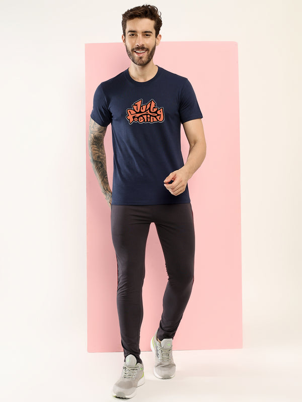 T.T. Men|Printed Tshirts For Men|Eco Friendly Recycled Fabric |Graphics Printed Tees|Round Neck|Half Sleeves|Cotton Blended Tees For Men|Regular Fit|Small Print|Pack Of 3|Black-White-Navy