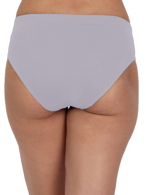 T.T. Women, Cotton Spandex,Mid-Rise, Full Coverage Briefs For Daily Wear, Soft Breathable Comfort Panty, Pack Of 4, Red-L.Purple-Navy-Tred