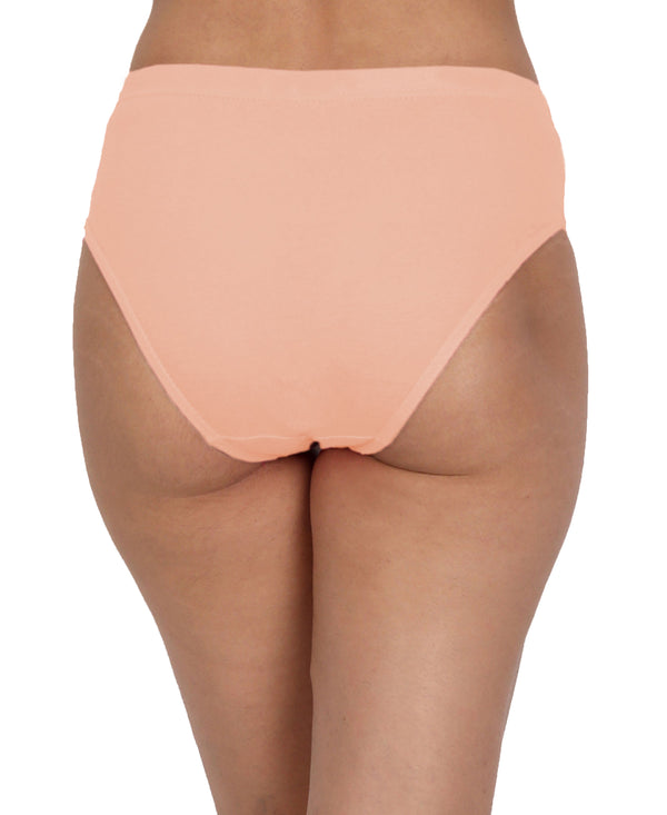 T.T. Women, Cotton Spandex,Mid-Rise, Full Coverage Briefs For Daily Wear, Soft Breathable Comfort Panty, Pack Of 3, Red-Babyblue-Babypink