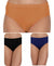 T.T. Women, Cotton Spandex,Mid-Rise, Full Coverage Briefs For Daily Wear, Soft Breathable Comfort Panty, Pack Of 3, Navy-Black-Biscuit