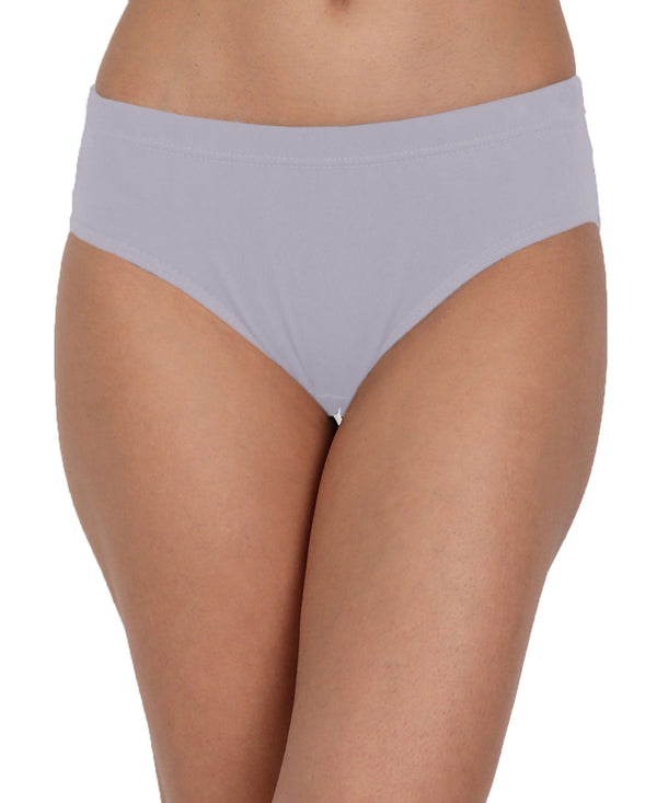 T.T. Women, Cotton Spandex,Mid-Rise, Full Coverage Briefs For Daily Wear, Soft Breathable Comfort Panty, Pack Of 5, Navy-Red-Tred-Brown-Light Purple