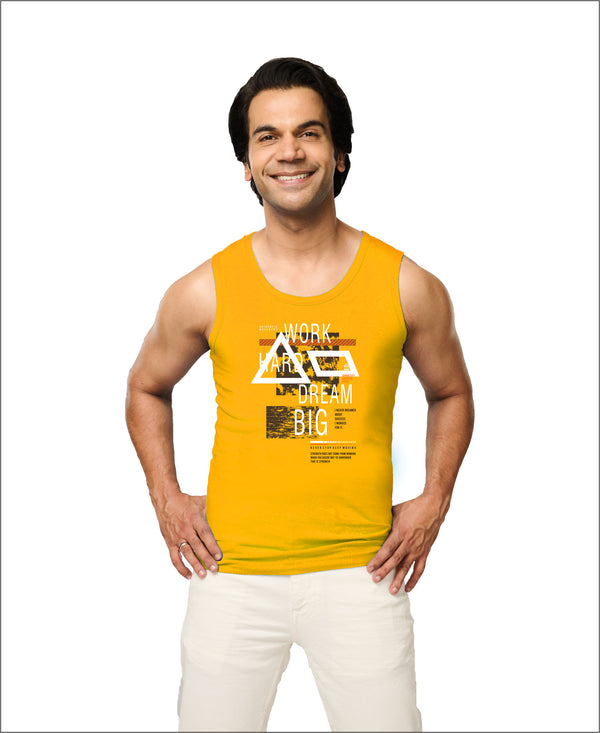 T.T. Men|Cool Tees|100% Cotton|Printed| Regular Fit |Round Neck Muscle Tshirts|Pack Of 3|Black::Blue::Orange