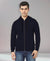 HiFlyers Men|Hooded Sweatshirt|Regular Fit|Cotton Blend Fleece|Full Zipper Winter Hoodie With Side Pockets|Full Sleeve Casual Wear|Navy