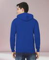 HiFlyers Men|Hooded Sweatshirt|Regular Fit|Cotton Blend Fleece|Full Zipper Winter Hoodie With Side Pockets|Full Sleeve Casual Wear|Royal