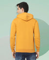HiFlyers Men|Hooded Sweatshirt|Regular Fit|Cotton Blend Fleece|Full Zipper Winter Hoodie With Side Pockets|Full Sleeve Casual Wear|Yellow