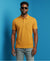 Hiflyers Men'S|Cotton Blend Pique Polo T-Shirt With Chest Pocket|Regular Fit Half Sleeve|Comfortable Smart Casual Wear||Yellow