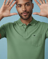 Hiflyers Men'S|Cotton Blend Pique Polo T-Shirt With Chest Pocket|Regular Fit Half Sleeve|Comfortable Smart Casual Wear||Pista