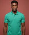 Hiflyers Men'S|Cotton Blend Pique Polo T-Shirt With Chest Pocket|Regular Fit Half Sleeve|Comfortable Smart Casual Wear||Green