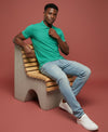 Hiflyers Men'S|Cotton Blend Pique Polo T-Shirt With Chest Pocket|Regular Fit Half Sleeve|Comfortable Smart Casual Wear||Green