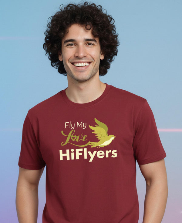 T.T. Men’s Printed Cotton Blend | Graphic Round Neck T-Shirt & Slim Fit Track Pants | Casual Co-ord Set for Men