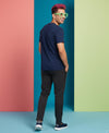 T.T. Men’s Printed Cotton Blend | Graphic Round Neck T-Shirt & Slim Fit Track Pants | Casual Co-ord Set for Men