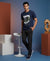 T.T. Men’s Printed Cotton Blend | Graphic Round Neck T-Shirt & Slim Fit Track Pants | Casual Co-ord Set for Men