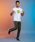 T.T. Men’s Printed Cotton Blend | Graphic Round Neck T-Shirt & Slim Fit Track Pants | Casual Co-ord Set for Men
