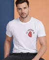 T.T. Men’s Printed Cotton Blend | Graphic Round Neck T-Shirt & Slim Fit Track Pants | Casual Co-ord Set for Men