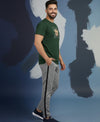 T.T. Men’s Printed Cotton Blend | Graphic Round Neck T-Shirt & Slim Fit Track Pants | Casual Co-ord Set for Men