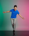 T.T. Men’s Cotton Blend | Solid Round Neck T-Shirt & Slim Fit Track Pants | Comfortable Casual Wear Co-ord Set for Men