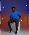 T.T. Men’s Cotton Blend | Solid Round Neck T-Shirt & Slim Fit Track Pants | Comfortable Casual Wear Co-ord Set for Men