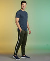 T.T. Men’s Cotton Blend | Solid Round Neck T-Shirt & Slim Fit Track Pants | Comfortable Casual Wear Co-ord Set for Men