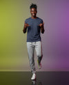 T.T. Men’s Cotton Blend | Solid Round Neck T-Shirt & Slim Fit Track Pants | Comfortable Casual Wear Co-ord Set for Men