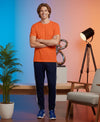 T.T. Men’s Cotton Blend | Solid Round Neck T-Shirt & Slim Fit Track Pants | Comfortable Casual Wear Co-ord Set for Men