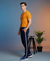 T.T. Men’s Cotton Blend | Solid Round Neck T-Shirt & Slim Fit Track Pants | Comfortable Casual Wear Co-ord Set for Men