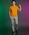 T.T. Men’s Cotton Blend | Solid Round Neck T-Shirt & Slim Fit Track Pants | Comfortable Casual Wear Co-ord Set for Men