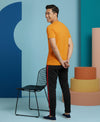 T.T. Men’s Cotton Blend | Solid Round Neck T-Shirt & Slim Fit Track Pants | Comfortable Casual Wear Co-ord Set for Men