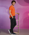 T.T. Men’s Cotton Blend | Solid Round Neck T-Shirt & Slim Fit Track Pants | Comfortable Casual Wear Co-ord Set for Men