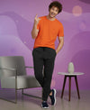 T.T. Men’s Cotton Blend | Solid Round Neck T-Shirt & Slim Fit Track Pants | Comfortable Casual Wear Co-ord Set for Men