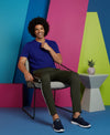 T.T. Men’s Cotton Blend | Solid Round Neck T-Shirt & Slim Fit Track Pants | Comfortable Casual Wear Co-ord Set for Men
