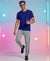 T.T. Men’s Cotton Blend | Solid Round Neck T-Shirt & Slim Fit Track Pants | Comfortable Casual Wear Co-ord Set for Men