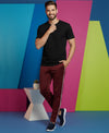 T.T. Men’s Cotton Blend | Solid Round Neck T-Shirt & Slim Fit Track Pants | Comfortable Casual Wear Co-ord Set for Men