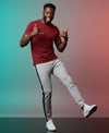 T.T. Men’s Cotton Blend | Solid Round Neck T-Shirt & Slim Fit Track Pants | Comfortable Casual Wear Co-ord Set for Men
