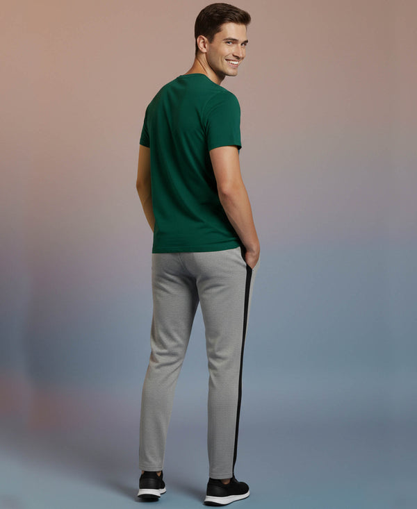 T.T. Men’s Cotton Blend | Solid Round Neck T-Shirt & Slim Fit Track Pants | Comfortable Casual Wear Co-ord Set for Men