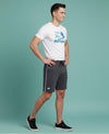 T.T. Men’s Cotton Blend | Printed Round Neck T-Shirt & Regular Fit Shorts | Casual Co-ord Set for Men