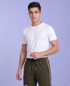 T.T. Men’s Cotton Blend | Solid Round Neck T-Shirt & Regular Fit Shorts | Casual Co-ord Set for Men