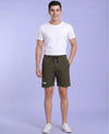 T.T. Men’s Cotton Blend | Solid Round Neck T-Shirt & Regular Fit Shorts | Casual Co-ord Set for Men